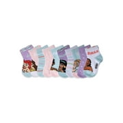 Disney Princess Toddler Girls Socks, 10-Pack, Sizes 12 Months - 5T