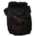 thumbnail image 3 of Christmas Pet Dog  Cat Hoodie Rhinestone, "Candy Cane Princess", 3 of 9