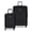 Black, variant on Altitude 2-Piece Expandable Hardside Luggage Set with TSA Lock, 20" Carry-on and 28" Checked Luggage, Rose Gold
