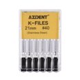 thumbnail image 1 of 6 unids/pack AZDENT Dental uso manual limas K 21/25mm/31mm limas de conducto radicular endodoncia de acero inoxidable herramientas de dentista limas dentales laboratorio, 1 of 5