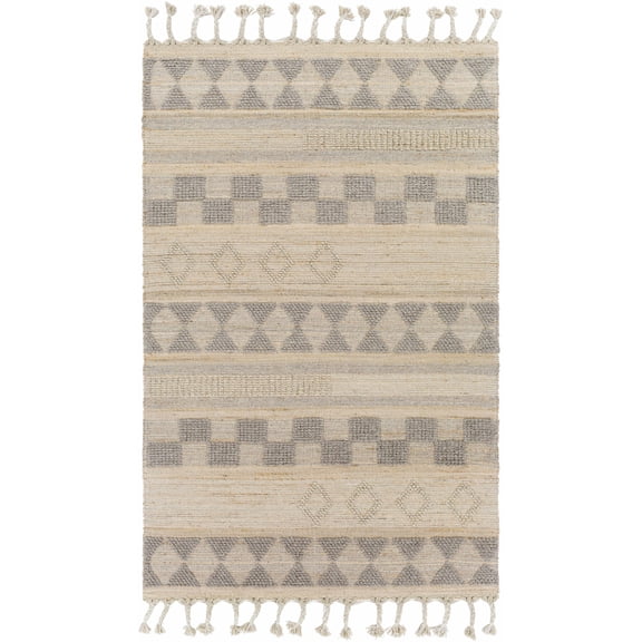 BoutiqueRugs Ardee Bohemian, Transitional Area Rug - Tan, Gray - 8'10" x 12'
