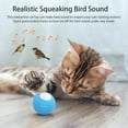 thumbnail image 3 of Pelota de juguete para gatos Dos modos Cantos de pájaros realistas Fácil de usar Carga conveniente Seguro y duradero para bola rodante activa para gatos Jolly Ball y juguete para gatos dirigido a dueñ, 3 of 8