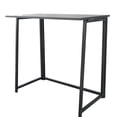 thumbnail image 3 of Hassch 31.5 inch Folding Desk, Collapsible Computer Desk with Metal Frame, Space Saving Writing Workstation for Home Office, Easy Assembly, Black, 3 of 7