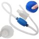thumbnail image 1 of Sifón de limpieza para acuarios. La bomba de sifón de una mano para acuarios puede drenar y cambiar el agua en minutos (azul), 1 of 5
