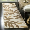 thumbnail image 2 of SAFAVIEH Martha Stewart Charleston Floral Wool Area Rug, Natural Twine, 4' x 6', 2 of 6