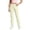 B-Yellow, variant on Girls' School Uniform Stretch Jegging Pant Elastic Waist Pull-On Dress Clothes