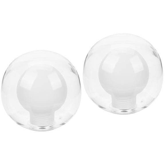 MERRYHAPY Transparent Glass Lampshade for Pendant Ceiling Lamps, Modern Decor, 2Pcs