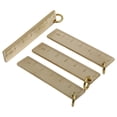 thumbnail image 2 of Portable Brass Ruler Set of 4 Essential Measuring Tools for Accurate Drawings, 2 of 8