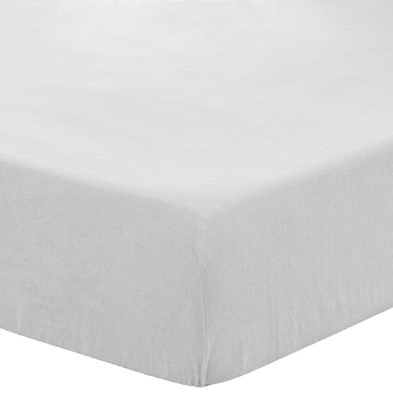 Fleece Fitted Solid Bottom Sheet by Bare Home