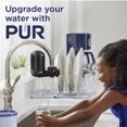 PUR Faucet Mount Water Filtration System, Vertical, Black, FM2000B