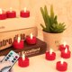 thumbnail image 3 of Velas de té LED Mookray, 12 unidades, con mando a distancia, sin llama, 3 of 7