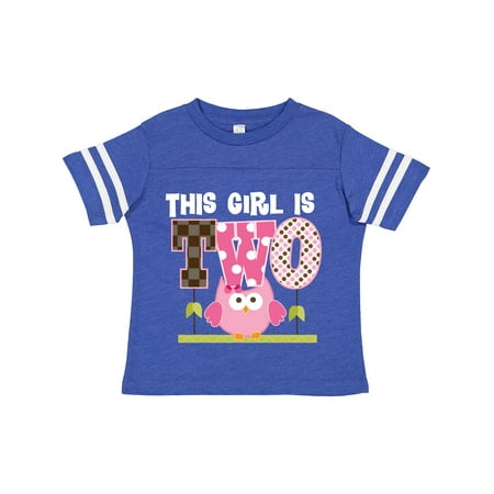 

Inktastic 2nd Birthday Cute Owl 2 Year Old Gift Toddler Toddler Girl T-Shirt
