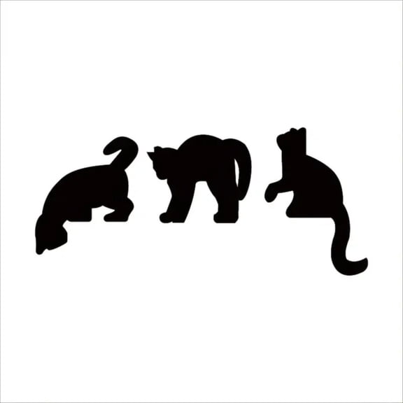 YDNGF Black Cat Decoration, Halloween Decoration Halloween Wooden Decoration Halloween Atmosphere Decoration