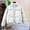 White, variant on Women's Cropped Puffer Jacket Lightweight Zip Up Short Quilted Down Jackets Winter Long Sleeve Stand Collar Warm Outerwear