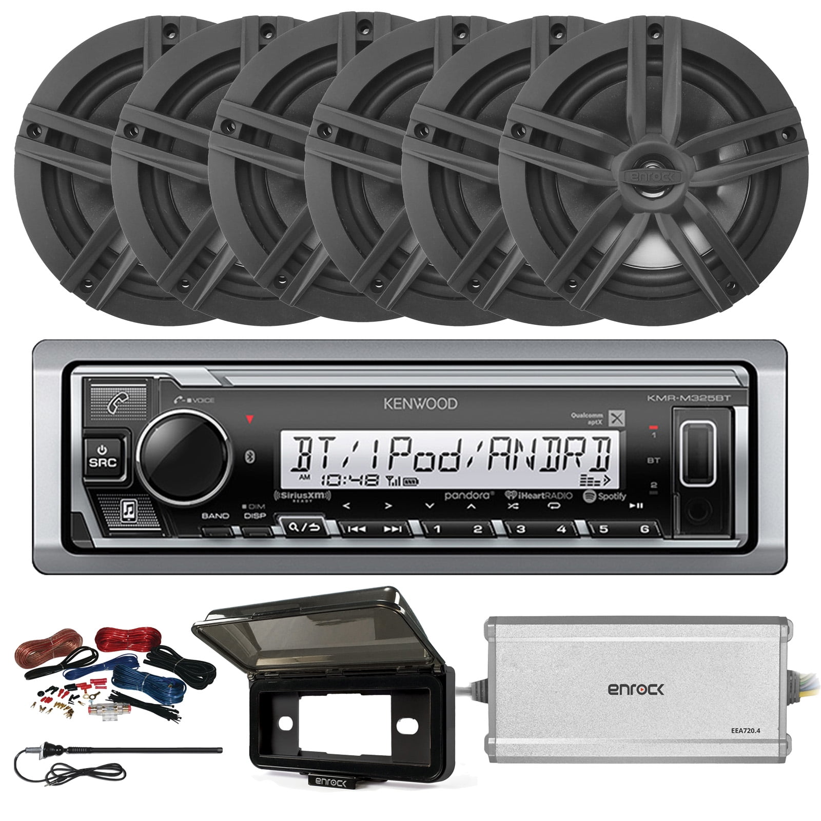 Kenwood KMRM325BT Digital Media SingleDIN Bluetooth