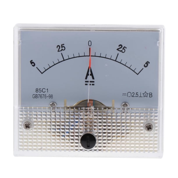 Medidor de Amperímetro analógico DC Sunnimix 85C1 Amperímetro Medidor de panel de corriente 0-5A