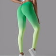 thumbnail image 2 of lcziwo Workout Leggings for Women Gym Butt Lifting High Waisted Yoga Pants 2025 Fashion Gradient Print Tummy Control Running Tights Green M, Prime Day Sales Today 2025 Clearance, 2 of 8