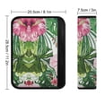 thumbnail image 3 of WYYP Flowers Leaves Comfortable Car Seat Strap Pads Seat Belt Cover Pad Ideal for Car Interior Accessories 1Pcs, 3 of 5