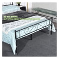 thumbnail image 5 of Double Bed Full Size Bed Frame Metal Platform Headboard Steel Foundation, 5 of 9