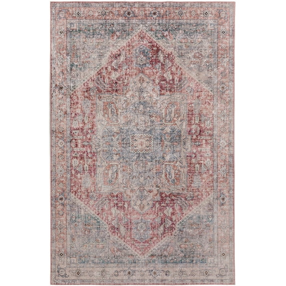 Dalyn Rou Area Rug RO2 Ro2 Blush Blush Faded Vintage 1' 8" x 2' 6" Rectangle