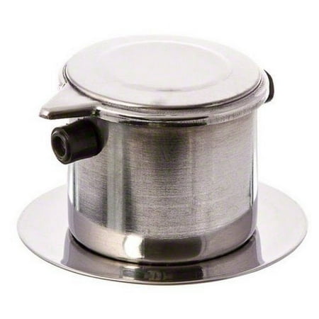 M.V. Trading TWCF Vietnamese Coffee Filter Set, Coffee Infuser Set, Slow-Drip, Single-Cup Serving, Stainless Steel, Made in Taiwan
