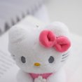 thumbnail image 3 of Venta al por mayor de llaveros de felpa de gato Sanrio KT de dibujos animados HelloKitty mochila de muñecos de peluche colgante de felpa para niños para regalo, 3 of 4