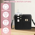 thumbnail image 3 of Purse Bottle Holder Bag with Strap, Crossbody Water Bottle Storage Bag with Phone Pocket, Shoulder Tumbler Carrier, 3 of 9