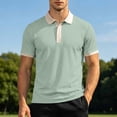 thumbnail image 4 of COSFO Colorblock Golf Polo Shirts for Men Short Sleeve Waffle Performance Shirt Classic Fit Moisture Wicking Dry Fit Pullover Collared Mens T Shirts, 4 of 9