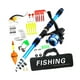 thumbnail image 5 of Juego de caña de pescar,Combo de caña y carrete de pescar telescópico para niños,Juego de caña de pescar para niños,equipo de pesca con bolsa de transporte,Juego de aparejos de pesca Azul, 5 of 8