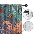 thumbnail image 4 of Blackout Kids Curtains,Multicolor Paisley Pattern Childrens Insulated Curtains Set Of 2,Bedroom Essentials,Toddler Room Decor 52x63in(132x160cm), 4 of 5