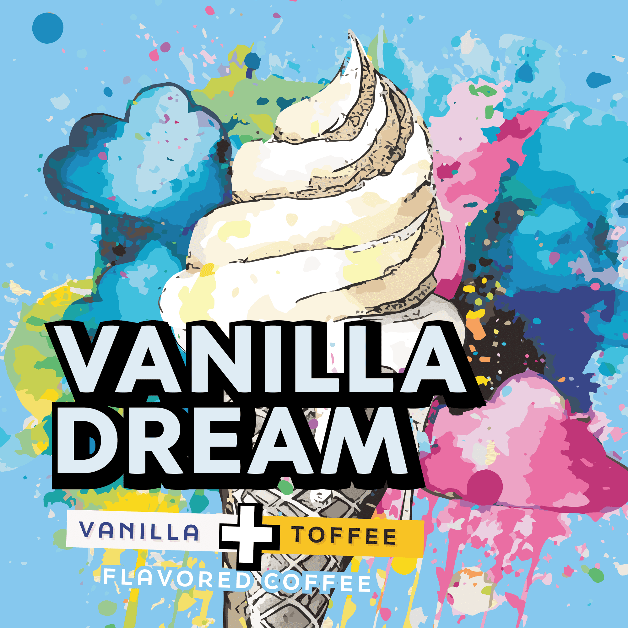 Java Factory Flavored Coffee Pods, Compatible with Keurig Brewers, Vanilla Dream 40-Pack