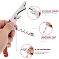 thumbnail image 4 of Mobutofu 3pcs/set Ergonomic Handles Wine Opening Tool Stainless Steel for Wine Accessories, 4 of 4