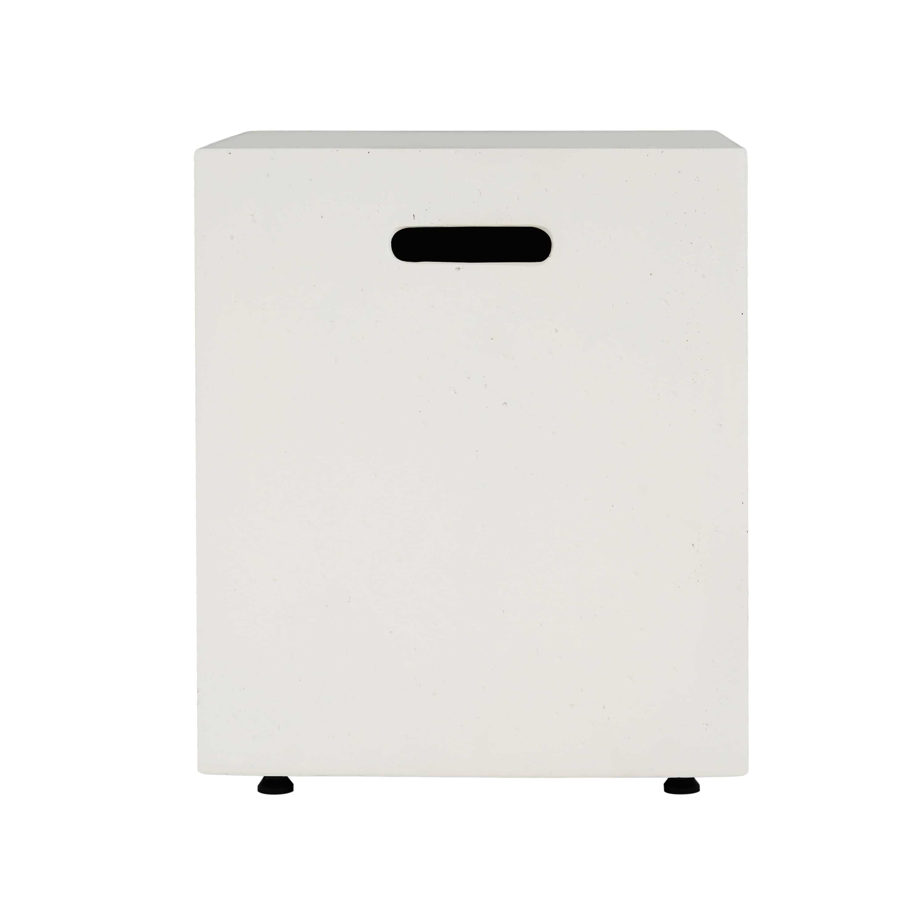 16x20 inch MGO Tank Holder Side Table, White