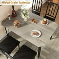 thumbnail image 3 of Kojooin Juego de Mesa de Comedor Moderno para 4 Personas con Cómodos Cojines de PU y Diseño Que Ahorra Espacio, 3 of 9