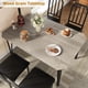 thumbnail image 3 of Kojooin Juego de Mesa de Comedor Moderno para 4 Personas con Cómodos Cojines de PU y Diseño Que Ahorra Espacio, 3 of 9