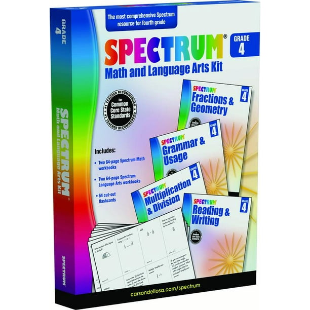 Spectrum Spectrum Math and Language Arts Kit, Grade 4 (Mixed media