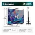 thumbnail image 4 of TV Pantalla Hisense de 65 pulgadas QLED 65QD5SV con sistema operativo VIDAA, 4 of 14