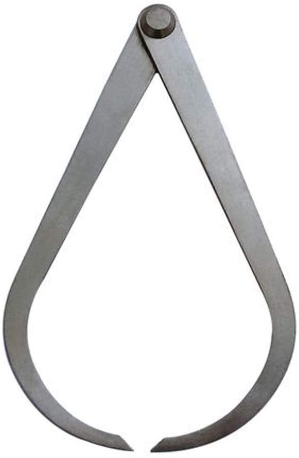 Firm Joint Calipers Polished Steel, Measurement Device (6" Outside