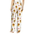 thumbnail image 3 of Uemuo Cute Duck Pattern Women's Wide Leg Palazzo Lounge Pants with Pockets Light Weight Loose Comfy Casual Pajama Pants-XX-Large, 3 of 9