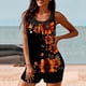 thumbnail image 4 of Trajes de baño Amzcrzy Tankini para mujer, trajes de baño, trajes de baño de dos piezas con control de abdomen, bikini de cintura alta conservador, estampado de moda, multicolor, L, 4 of 6