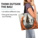 thumbnail image 2 of Fotbe Polka Dot Rhino Welcome Bolsa Tote Estética de Lona con Estampado para Mujer - Bolsa Reutilizable de Hombro Casual para Vacaciones, Compras, Trabajo y Gimnasio, 2 of 8