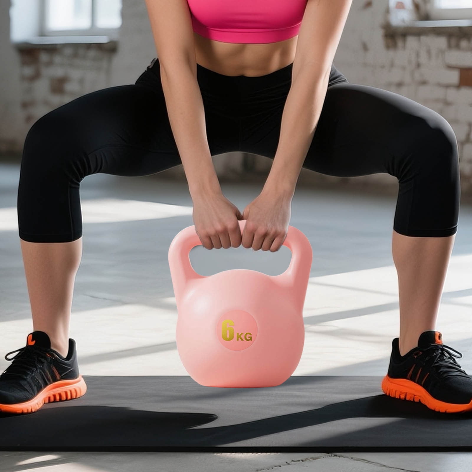 PE Water Kettlebell for Strength Training, Soft Sided Kettle Bell for Home Gym Workouts, Portable Heavy Kettlebell with Comfortable Grip for Men Women Fitness