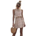 thumbnail image 1 of Nouvelle Robe-Jupe Sexy à Bretelles pour Femmes, Col Suspendu, Imprimé en Forme de Cœur, 1 of 2