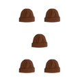 thumbnail image 1 of Sonducket Sombrero de hilo de punto de invierno Gorras de cabeza corta Hombres Mujeres Sombreros Senderismo Café Type2 NO2, 1 of 6