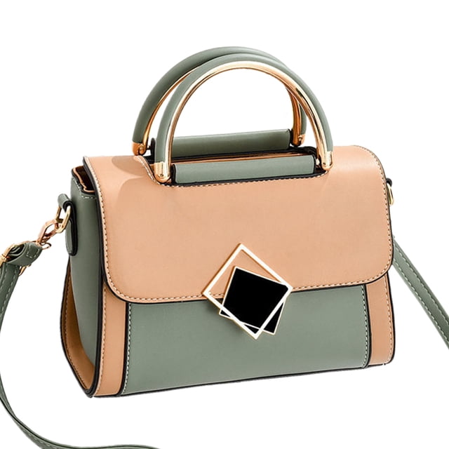 Bolso pequeño para mujer, bolso bandolera para mujer, color verde caqui:;:;