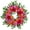 Pink & Orange, variant on NUPTIO Summer Wreath for Front Door - 26 Inch Pink Dahlia Orange Peony Large Spring Summer Front Door Wreath with Hanger