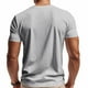 thumbnail image 3 of Playeras Elvqul para Hombre Gris Deportivas Casual Liso Manga Corta Cuello en V, 3 of 8