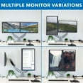 thumbnail image 5 of Mount-It! Dual Monitor Desk Mount | Fits 17-32 Inch Screens, 5 of 9