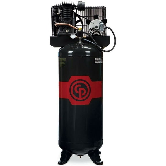 Chicago Pneumatic RCP-4961VNS 5HP 2Stage 230V 1PH 60 Gal vertical air compressor
