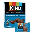 thumbnail image 1 of KIND Soft Baked Squares, Almond Flour Chocolate Brownie, 40g, 5 bars, 1 of 11